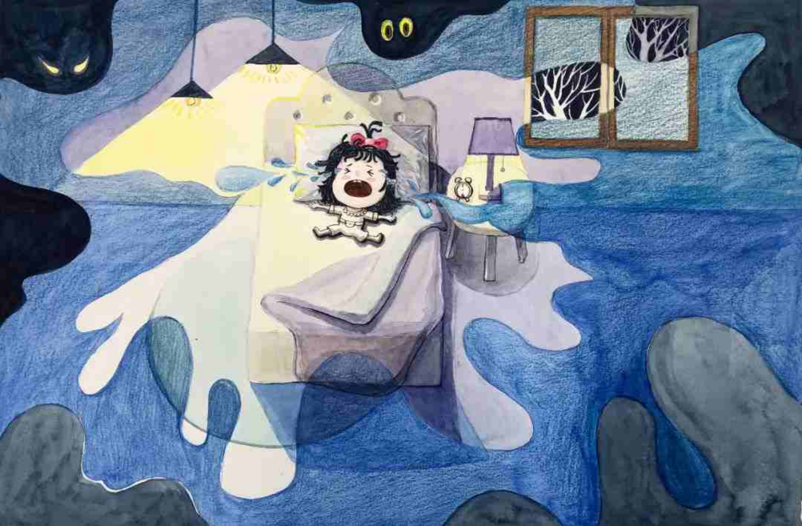 原创绘本|天黑了，谁来陪我睡？