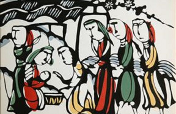 日本版画家渡边贞夫：深刻的信仰一定呈现深刻的美