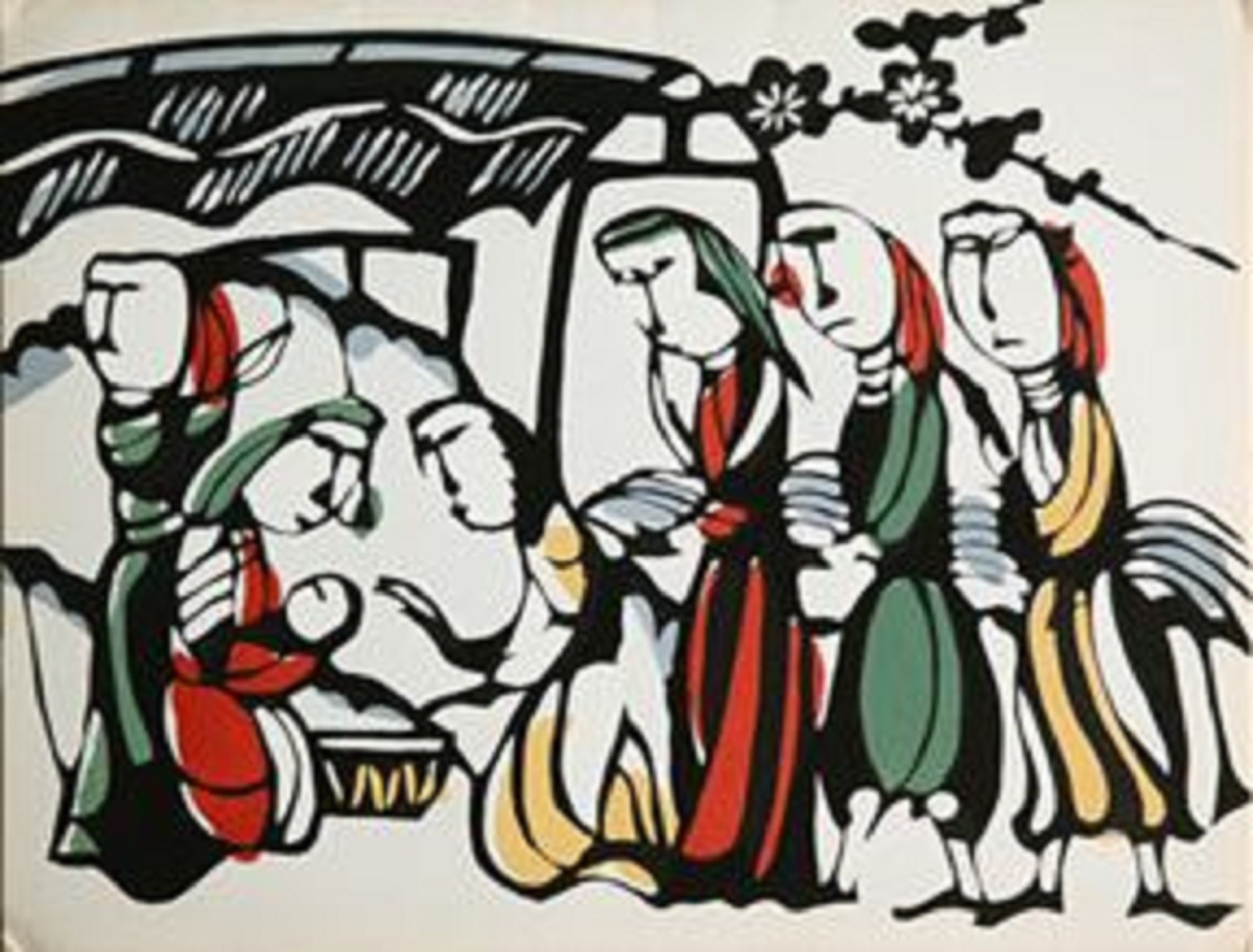 日本版画家渡边贞夫：深刻的信仰一定呈现深刻的美