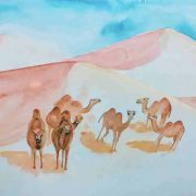 孤单的骆驼| 填色灵修系列