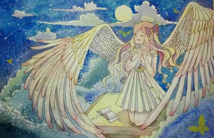 喜欢日漫的女孩，为主而画