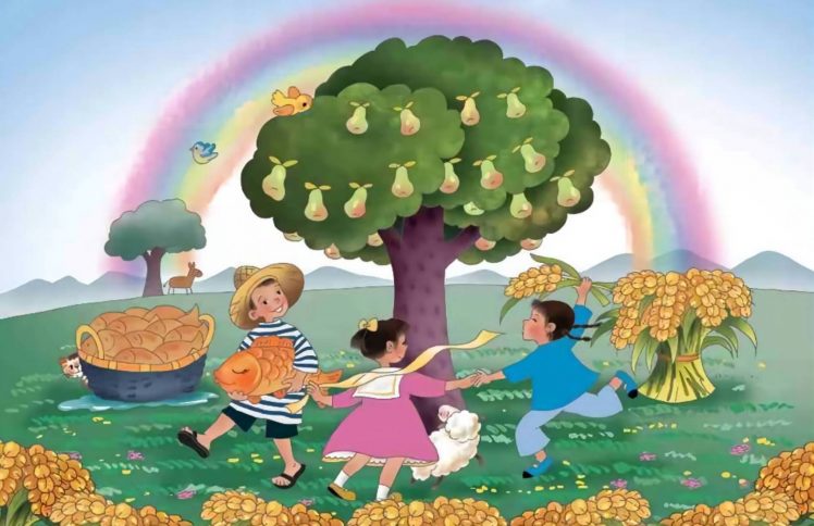 五人原创插画：面对你的恩典，我言语贫乏