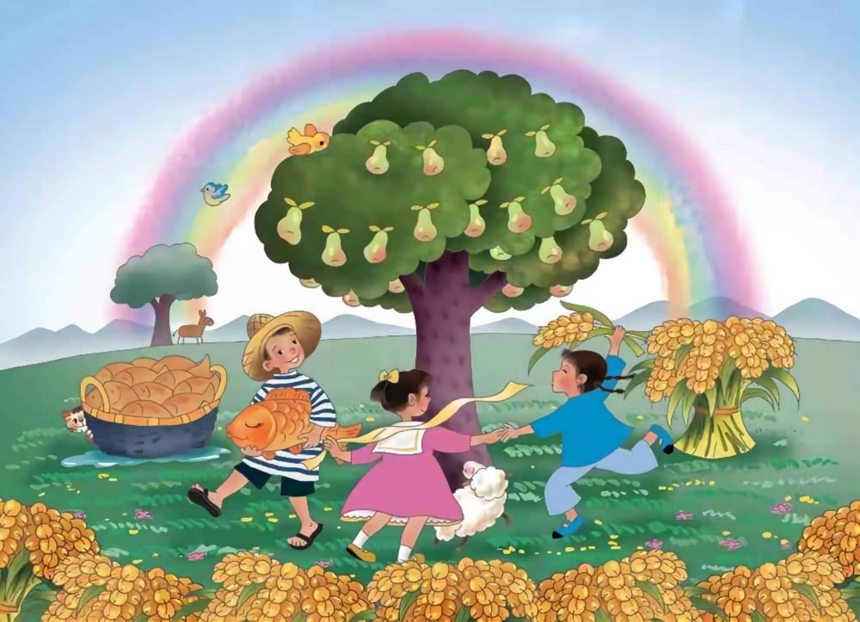 五人原创插画：面对你的恩典，我言语贫乏