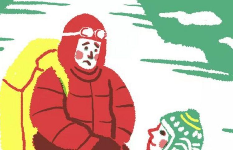 手绘日记 | 攀登珠峰，却在地震雪崩中遇见祂