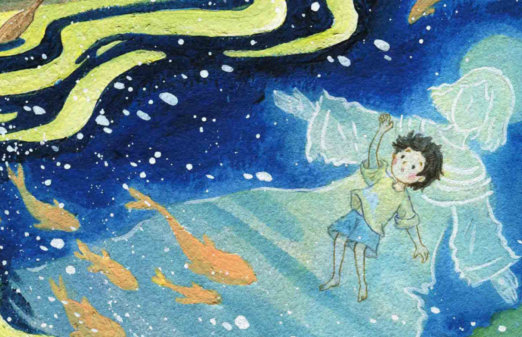 一句话的画 I 水深之处，有你真实的样子