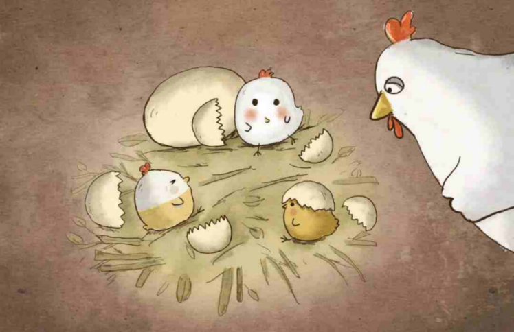 原创绘本| 手工：鸡舍里的怪宝宝