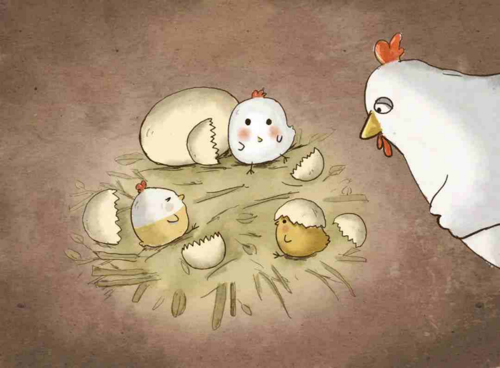 原创绘本| 手工：鸡舍里的怪宝宝