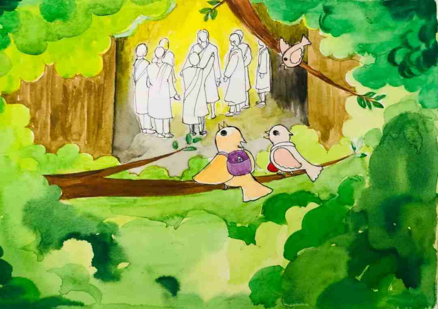 原创绘本 | 麻雀一家的复活节