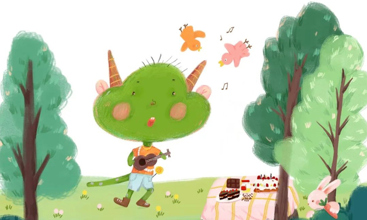 原创绘本|我有一只小怪物