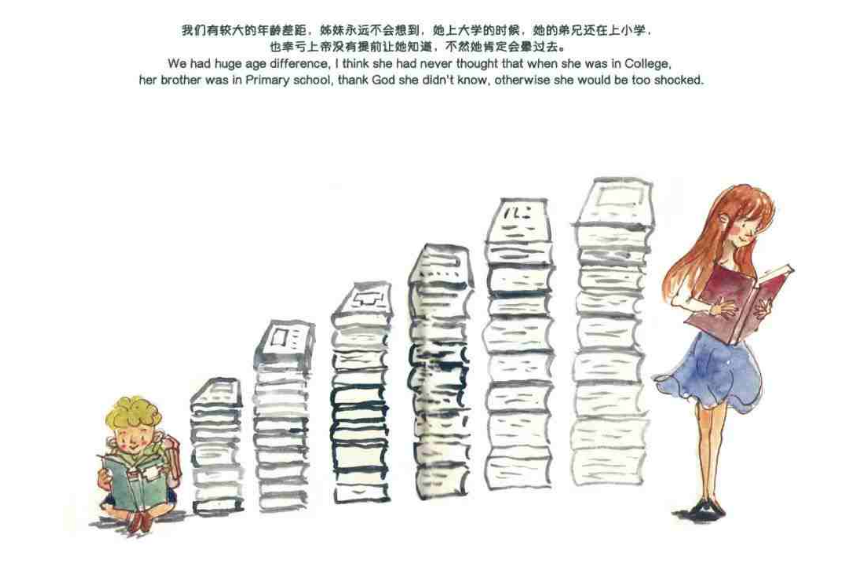 手绘恋爱史：祷告得来的“姐姐”