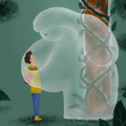 有声绘本｜喜欢抱树的小男孩