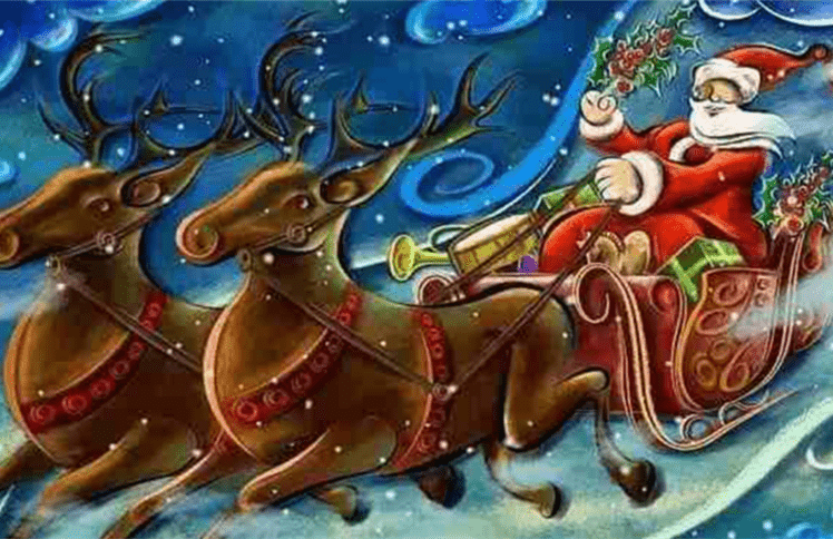 圣诞老人说：耶稣，这是你的节日，不是我的！