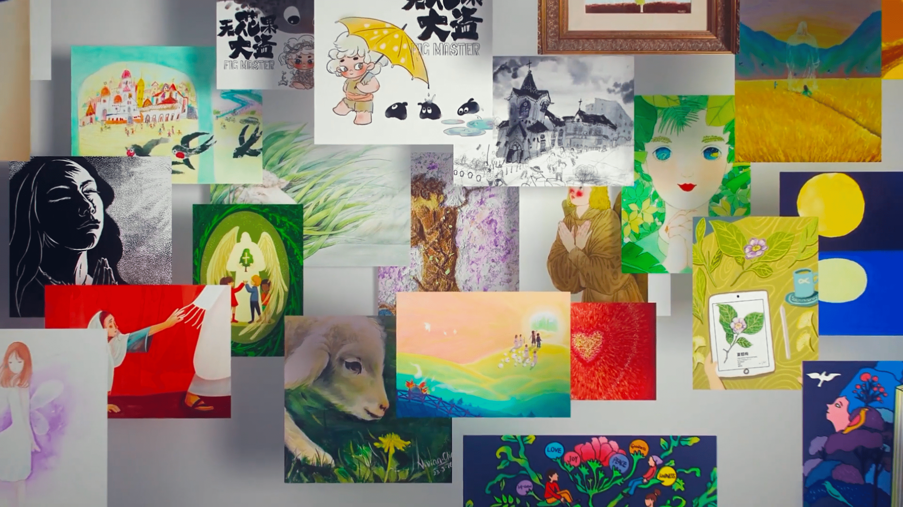 “《境界》十年，十分恩典”在线画展